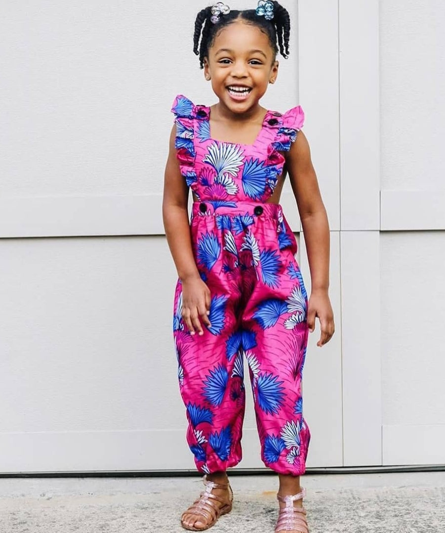 Ultra Fun African Clothing - Jumpsuits for Girls - Elisamama