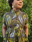 Tobi Leaf Print - Sample