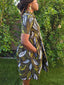 Tobi Leaf Print - Sample