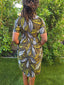 Tobi Leaf Print - Sample
