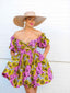 Elisamama and Charmsie Collab - Bougainvillea Dress