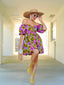 Elisamama and Charmsie Collab - Bougainvillea Dress