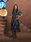 Lade Dress - Blue Floral