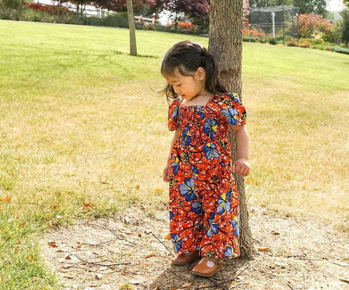 Leaves and vines jumpsuit