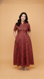 Feyi Dress - Red and Green