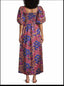 Lola Maxi Dress - pink and blue