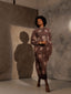 Asabi Dress - Brown