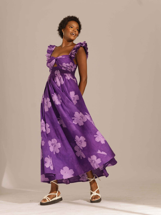 Ibukun Dress - Purple