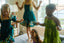 Eri Kids Dress - Forest Green