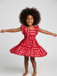 Elisa Kids Dress - Red