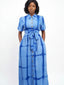 Asake Dress - Blue