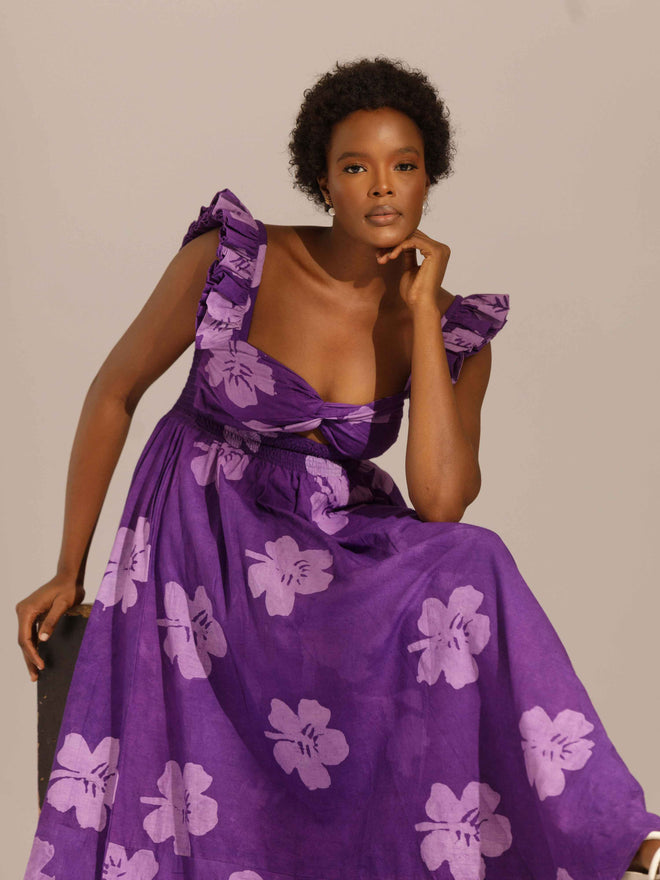 Ibukun Dress - Purple