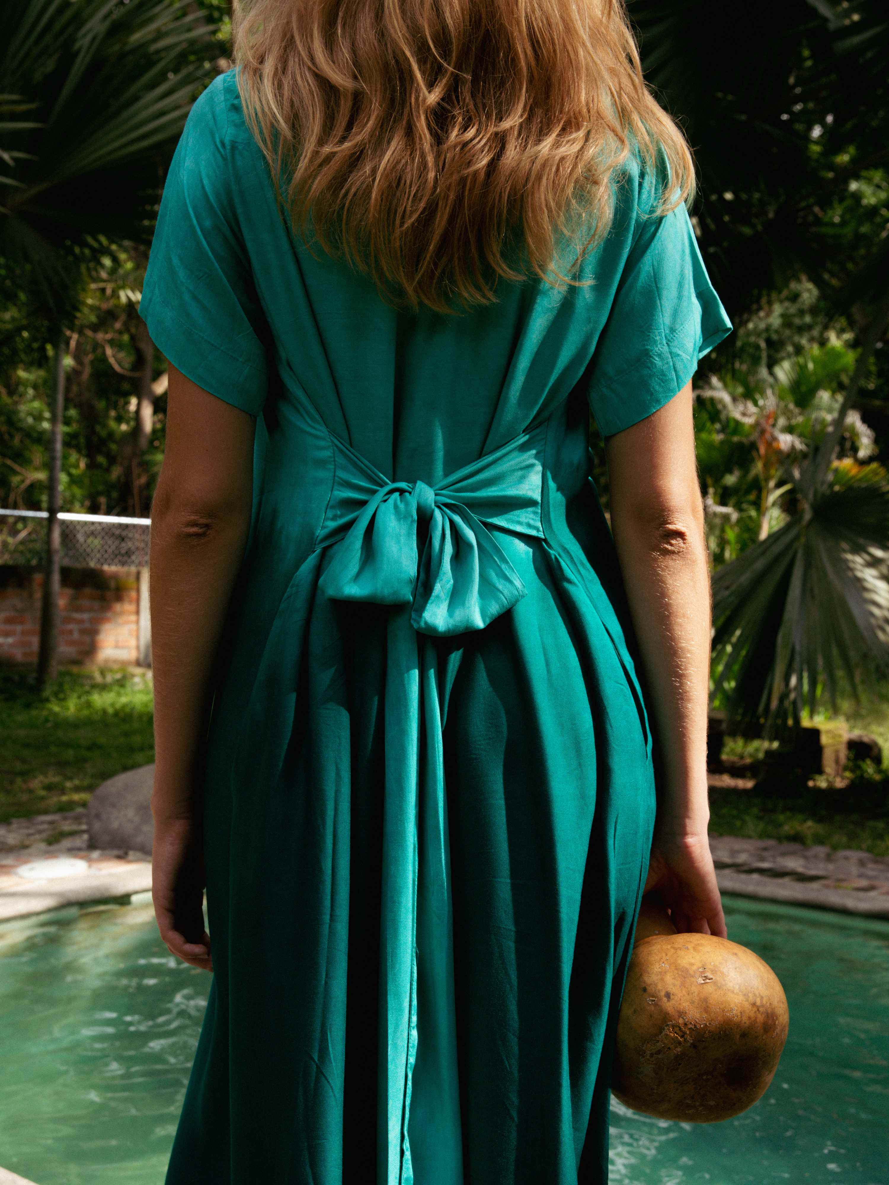issa green dress Aanya dress