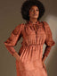 Teniola Dress - Brown