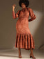 Teniola Dress - Brown