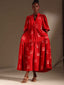 Yosola Dress — Red