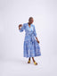 Yosola Dress — Blue