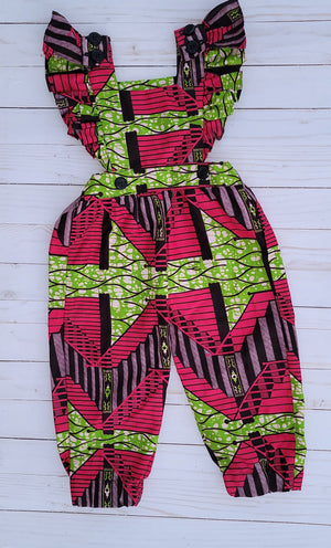 Pink and Green Fusion - Ada Jumpsuit