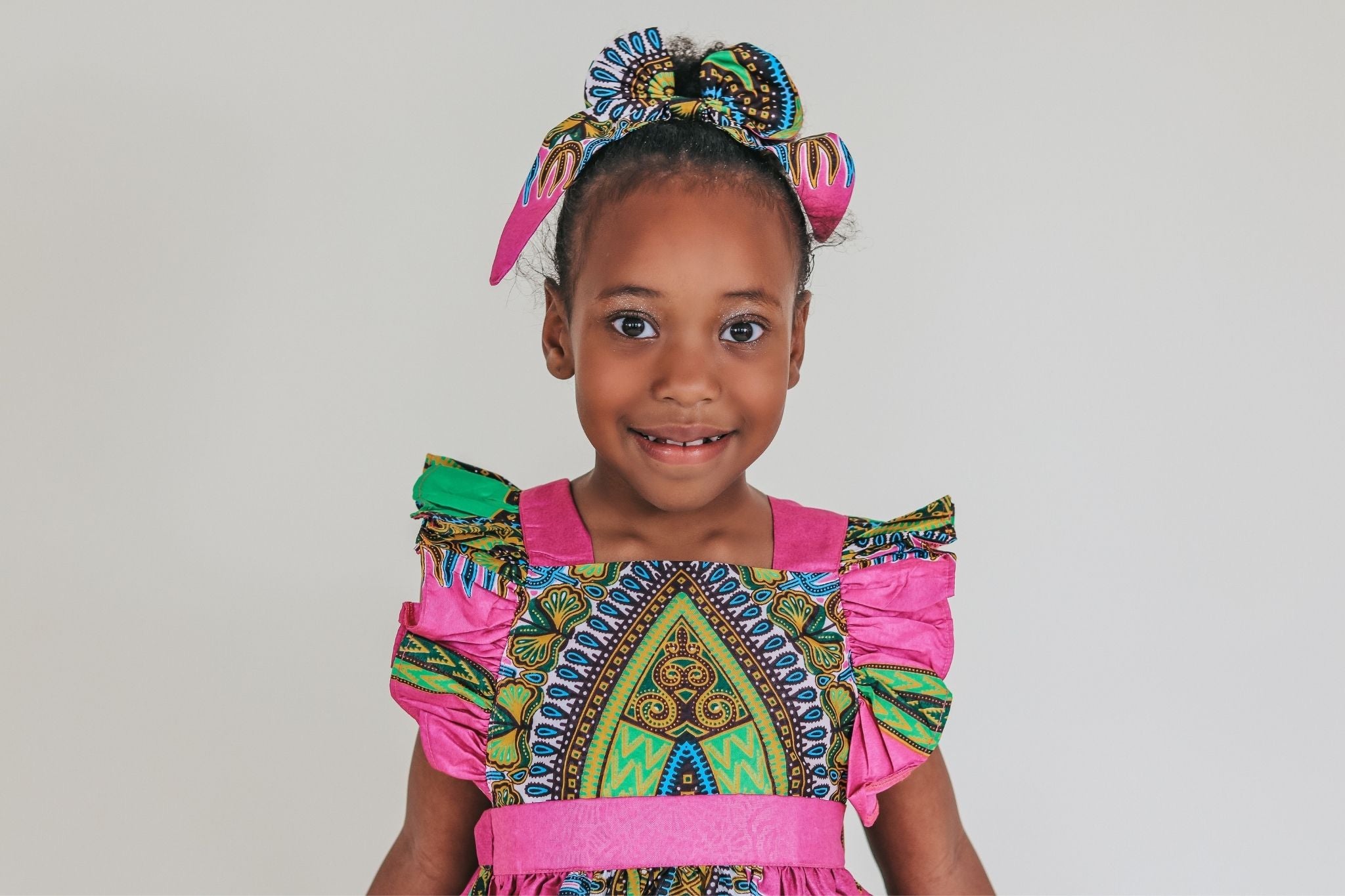 Pink hotsell dashiki dress