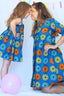 Mama of the Disc Galore - Jacket Dress - Ankara wax Print-Elisamama