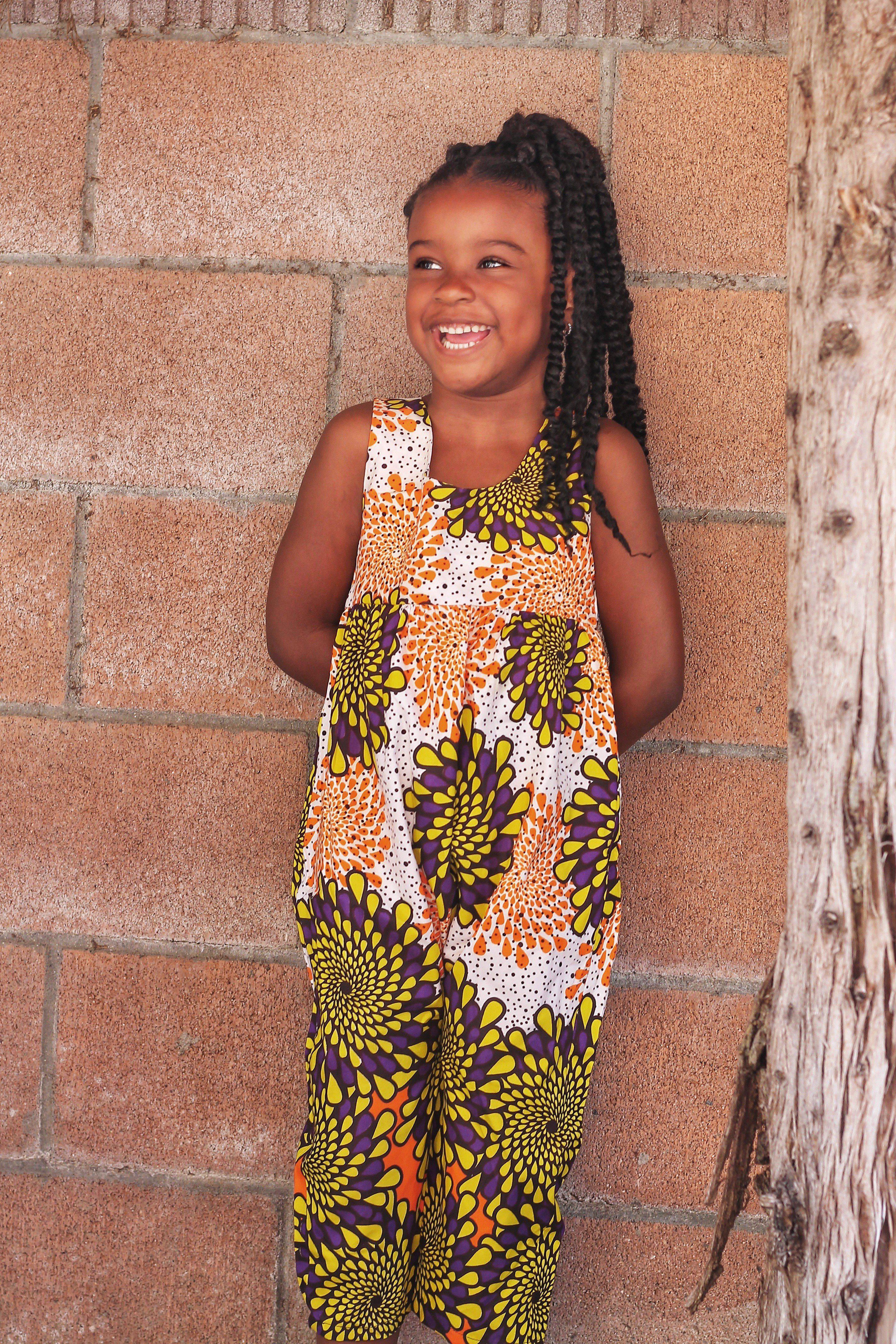 Toddler African Fashion Jumpsuits Shop Traditional Jumpsuits For