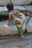 Sola Jumpsuit - Yellow and Purple - ankara wax print-Elisamama