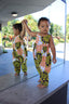 Sola Jumpsuit - Yellow and Purple - ankara wax print-Elisamama